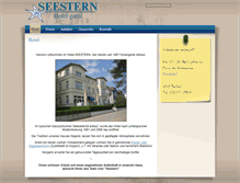 Tablet Screenshot of hotel-seestern-zinnowitz.de